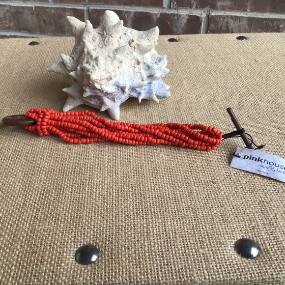 NWT Handmade Glass Beaded Bracelet - Picture 2 of 5